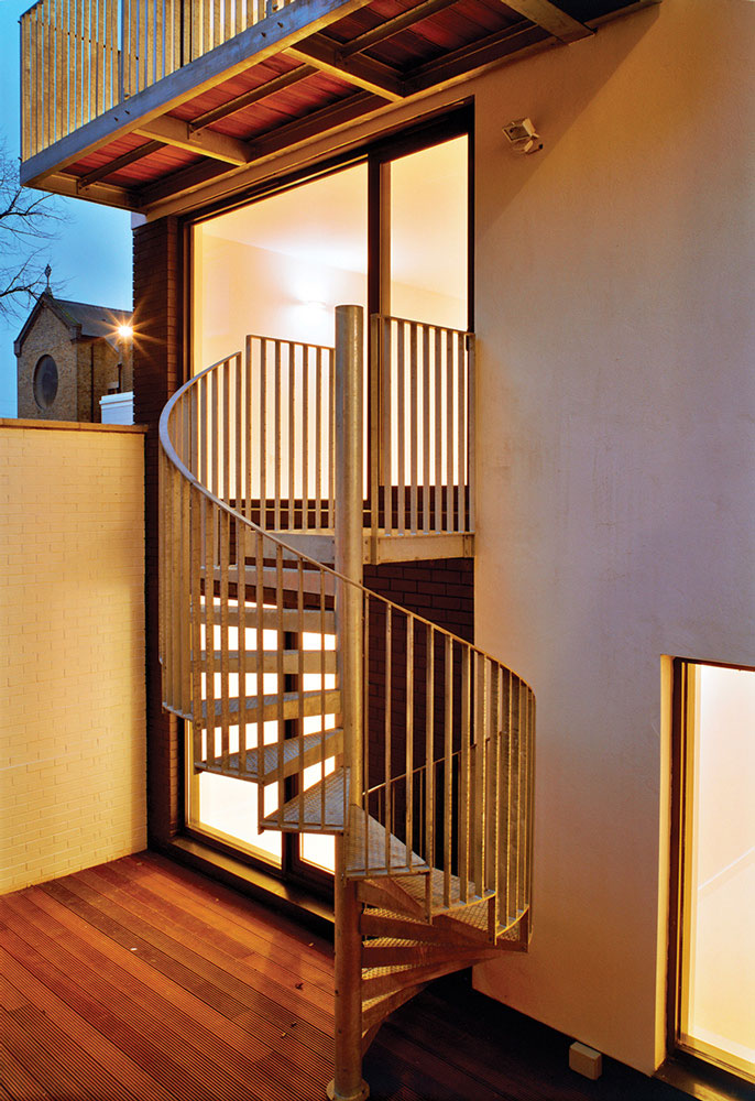 External Spiral Stairs